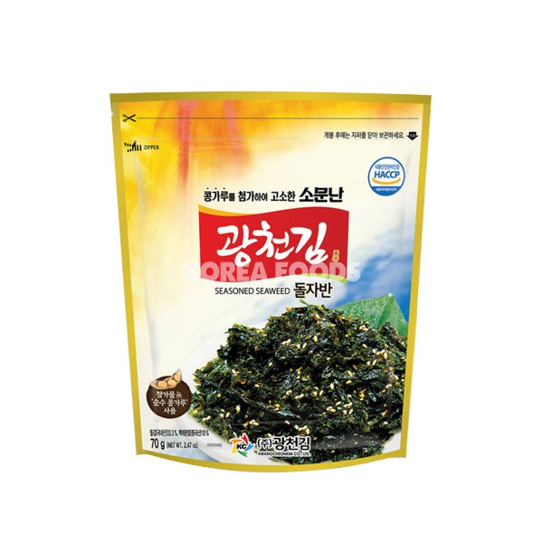 KWANGCHEON Jaban Flaked Seasoned Seaweed 70g