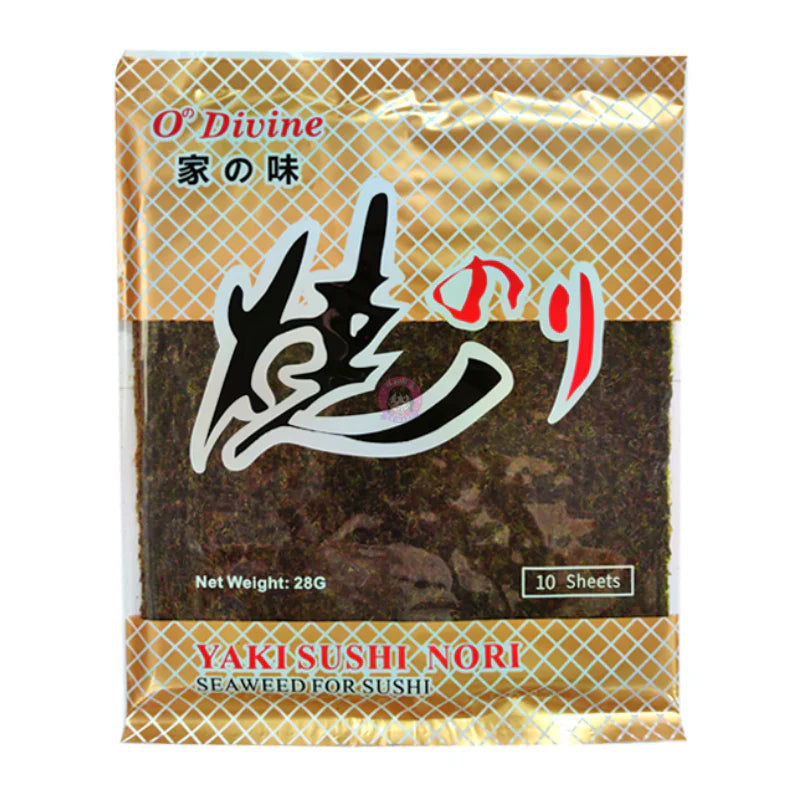 O DIVINE Sushi Nori 10pcs 28g