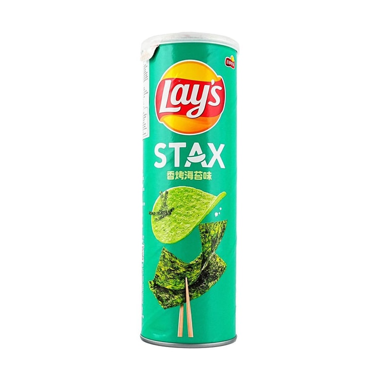 LAY'S Stax Potato Chip Roasted Seaweed 90g