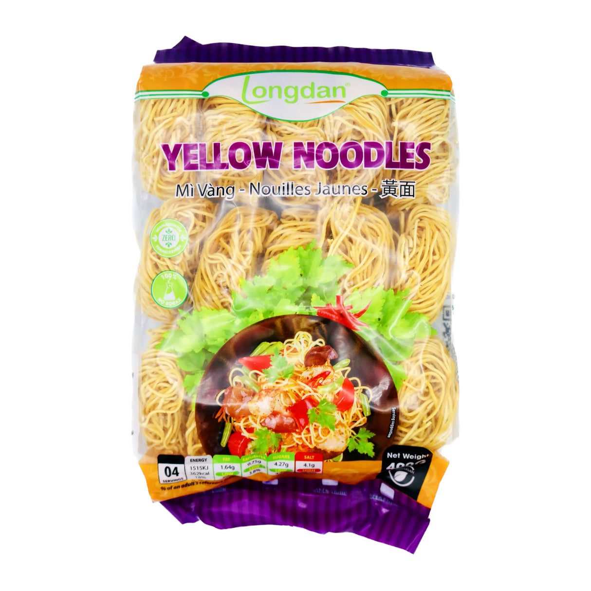 LONGDAN Yellow Noodles 400g