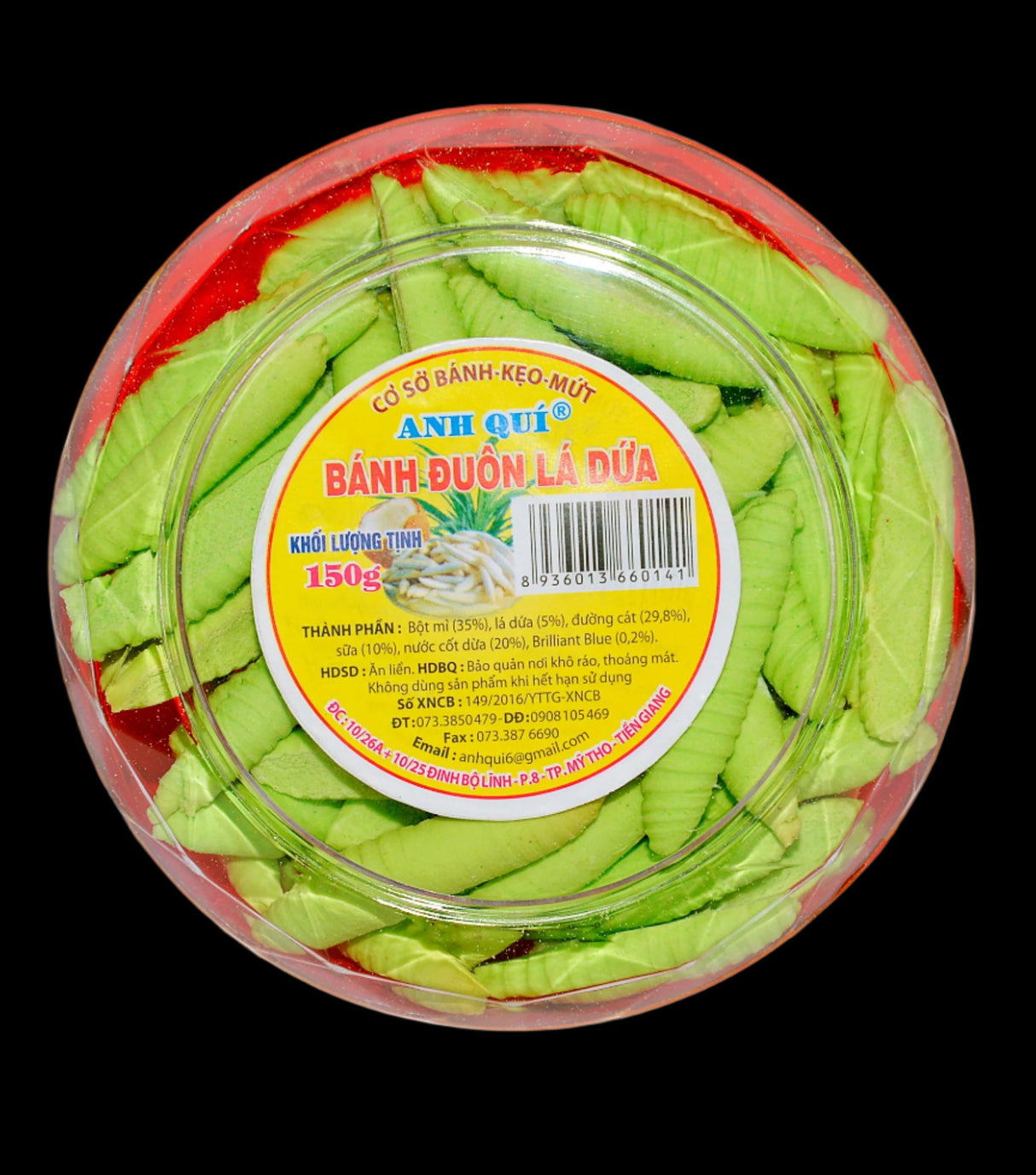 ANH QUI Banh Duon La Dua 150g