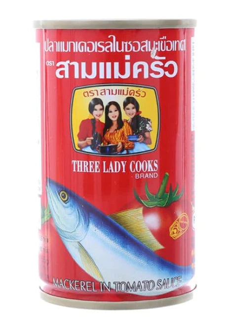 THREE LADY COOKS Mackerel In Tomato Sauce 155g