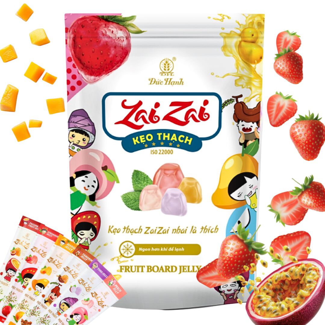 DUC HANH Zai Zai Fruit Board Jelly 320g