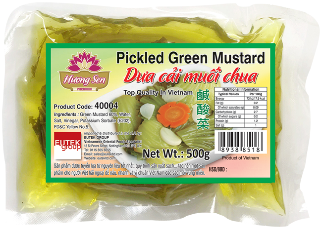HUONG SEN Pickled Green Mustard 500g