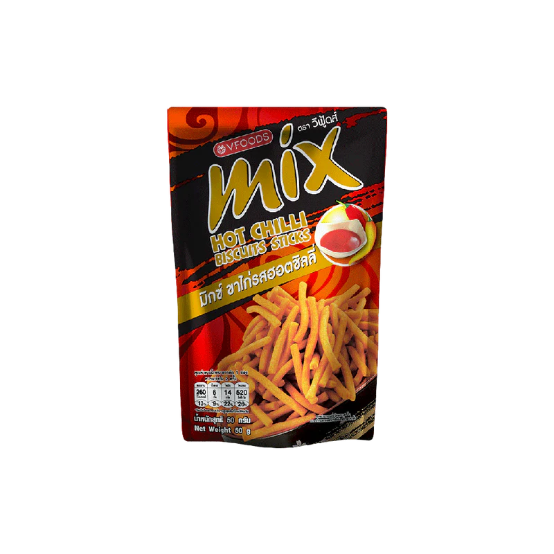 VFOODS Mix Hot Chilli Biscuits Sticks 50g
