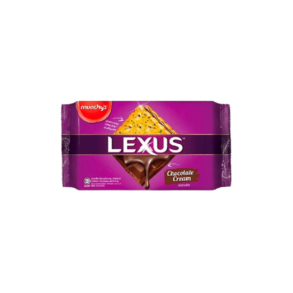 MUNCHY'S Lexus Chocolate Cream Sandwich Cracker (19gx10) 190g
