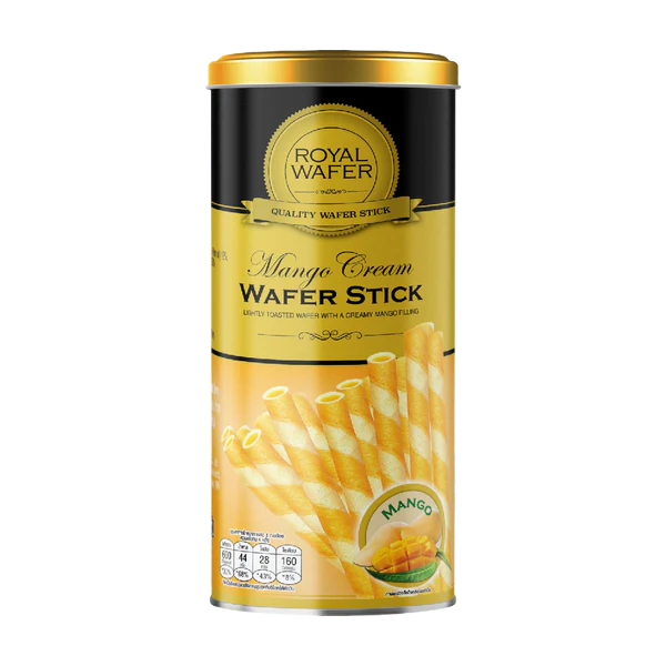 ROYAL WAFER Mango Cream Wafer Stick 125g