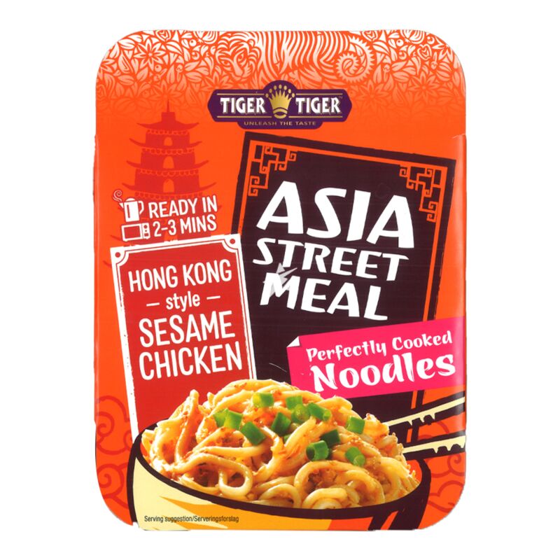 TIGER TIGER Asia Street Noodles Hong Kong Style Sesame Chicken 270g