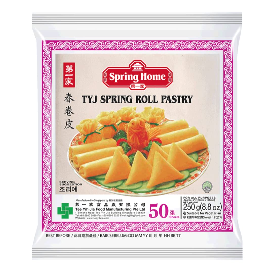 Frozen SPRING HOME TYJ Spring Roll Pastry 5" (50 Sheets)