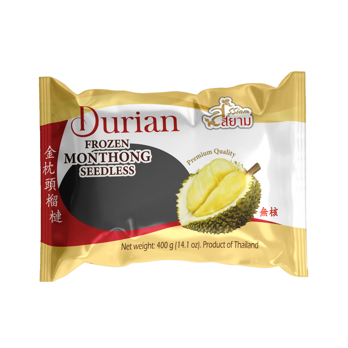 Frozen JNS Monthong Seedless Durian 400g