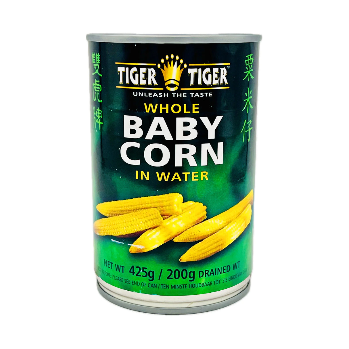 TIGER TIGER Whole Baby Corn In Water 425g