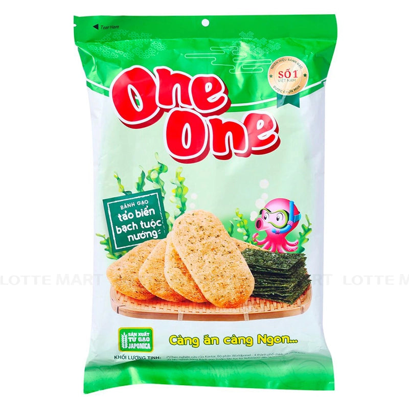 ONE ONE Banh Gao Tao Bien Bach Tuoc Nuong 104g