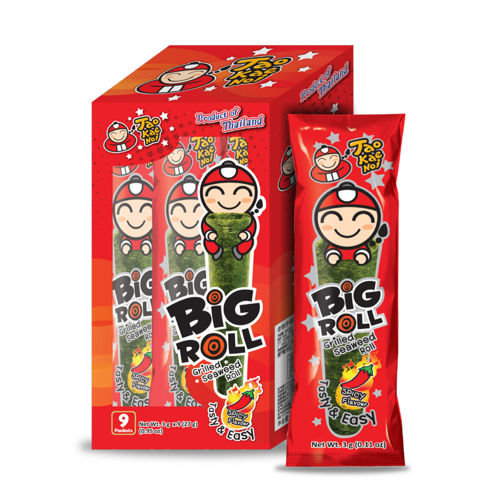 TAO KAE NOI Big Roll Seaweed Spicy Flavour 3gx9