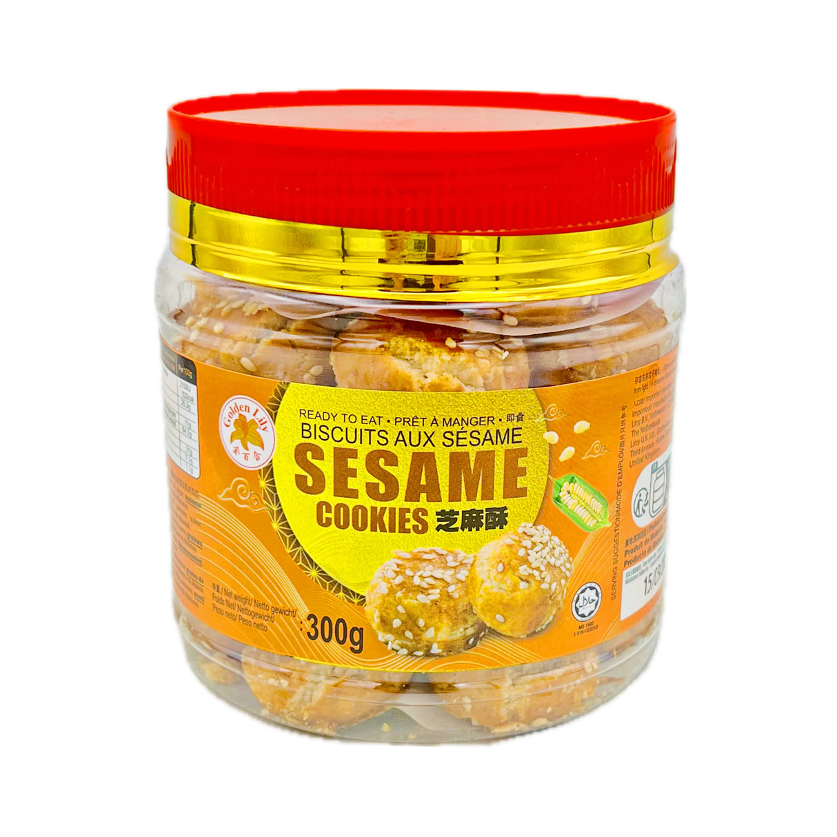 GOLDEN LILY Sesame Cookies 300g