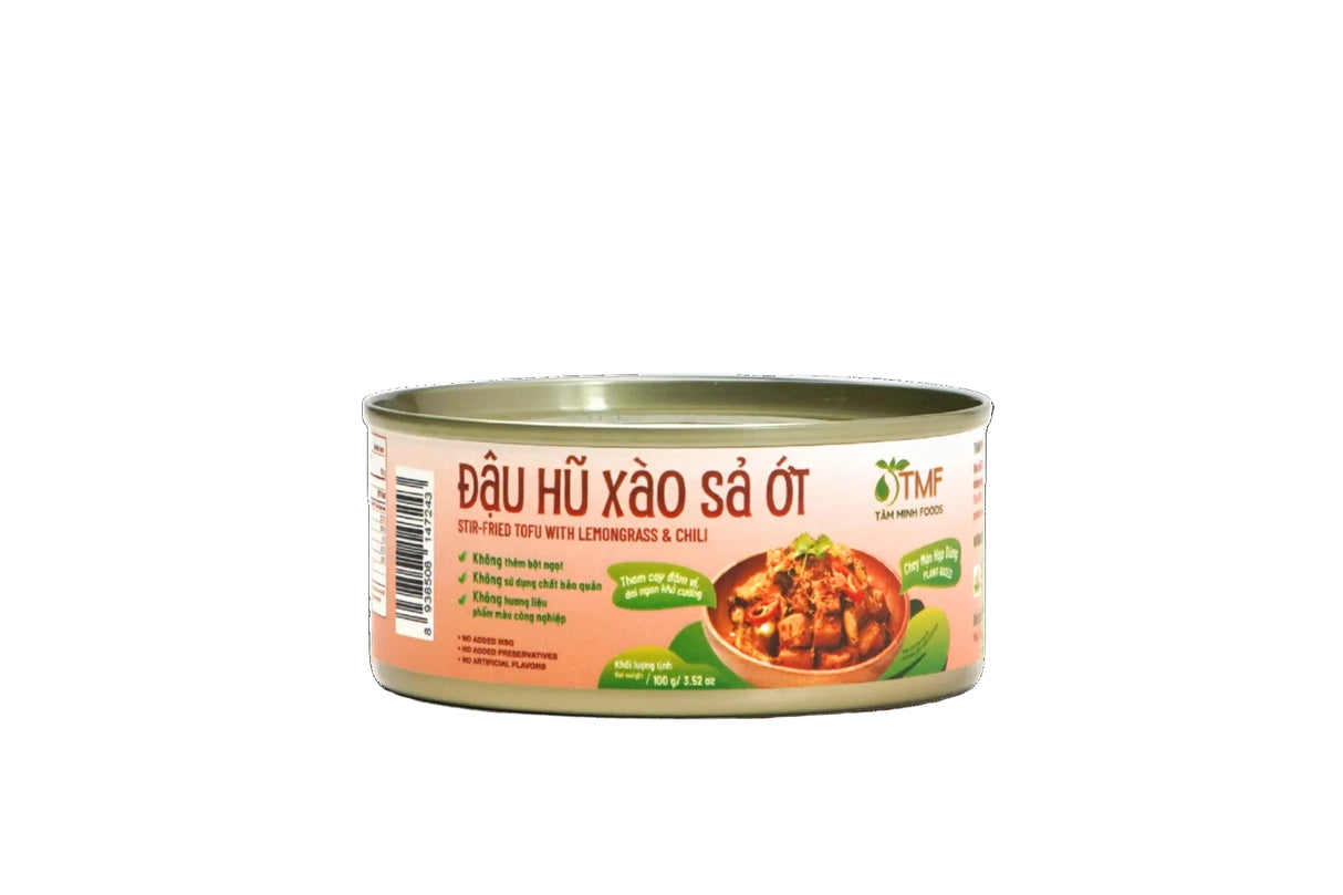 TAM MINH FOODS Lemongrass & Chilli Stir-Fried Tofu 100g