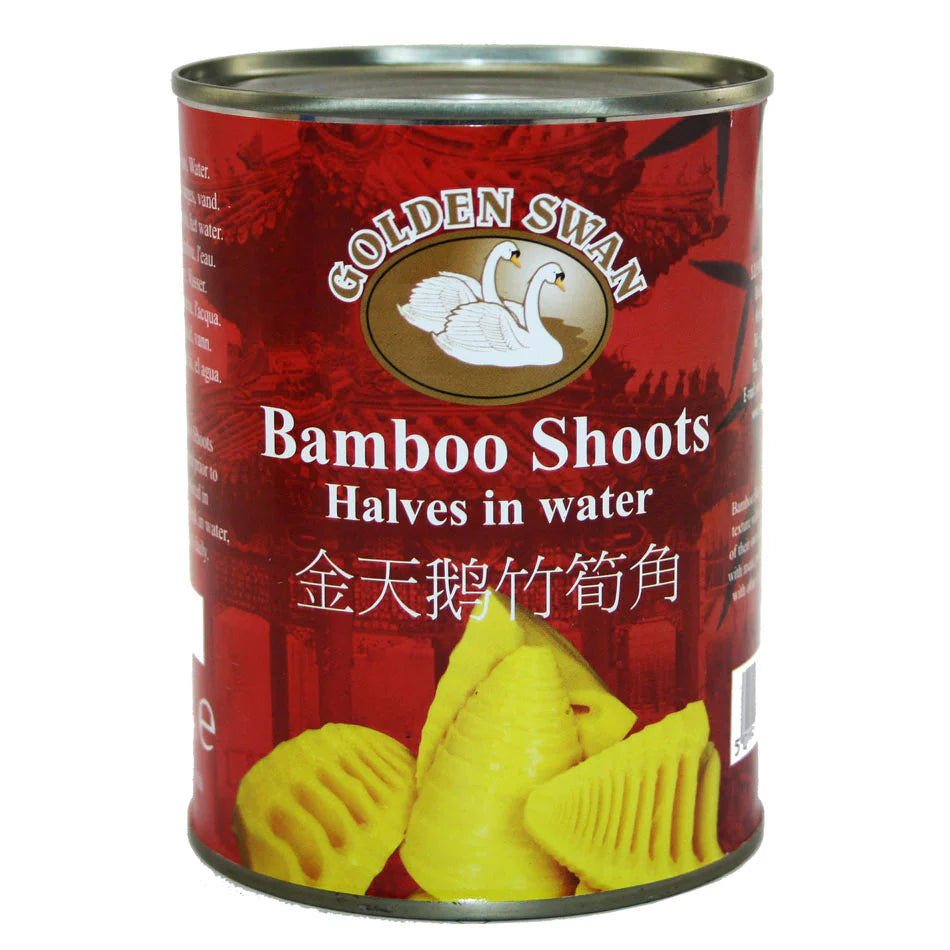 GOLDEN SWAN Bamboo Shoots Halves In Water 540g