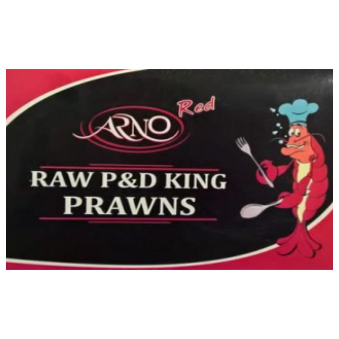 Frozen HOLMES Raw P&D King Prawns 21/25 800g