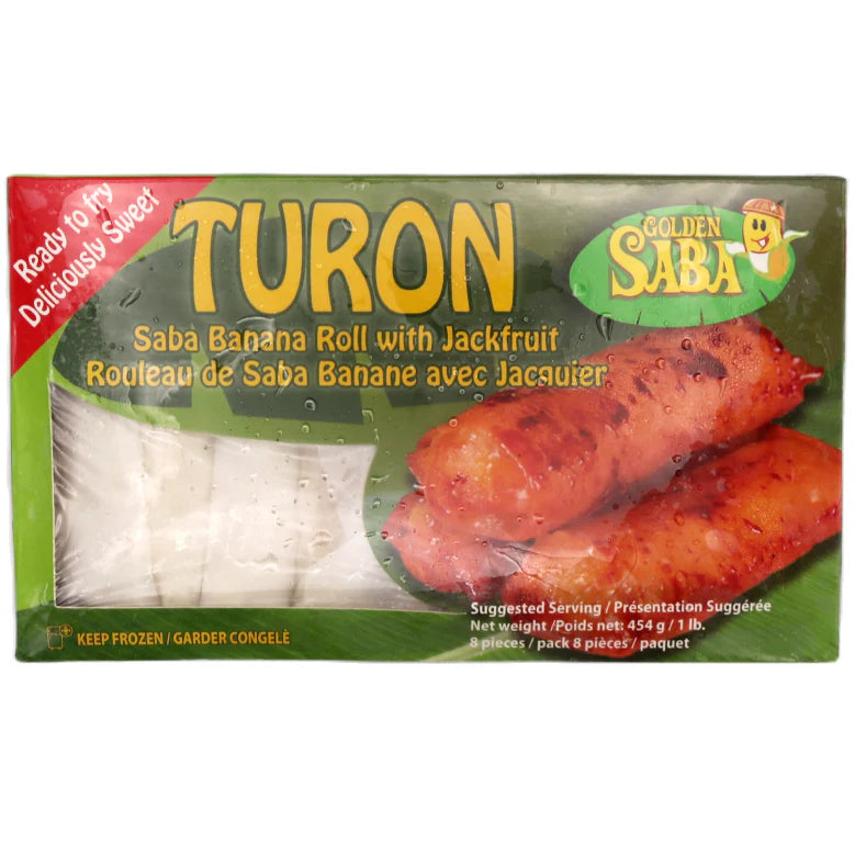 Frozen GOLDEN SABA Turon Saba Banana Roll with Jackfruit 454g