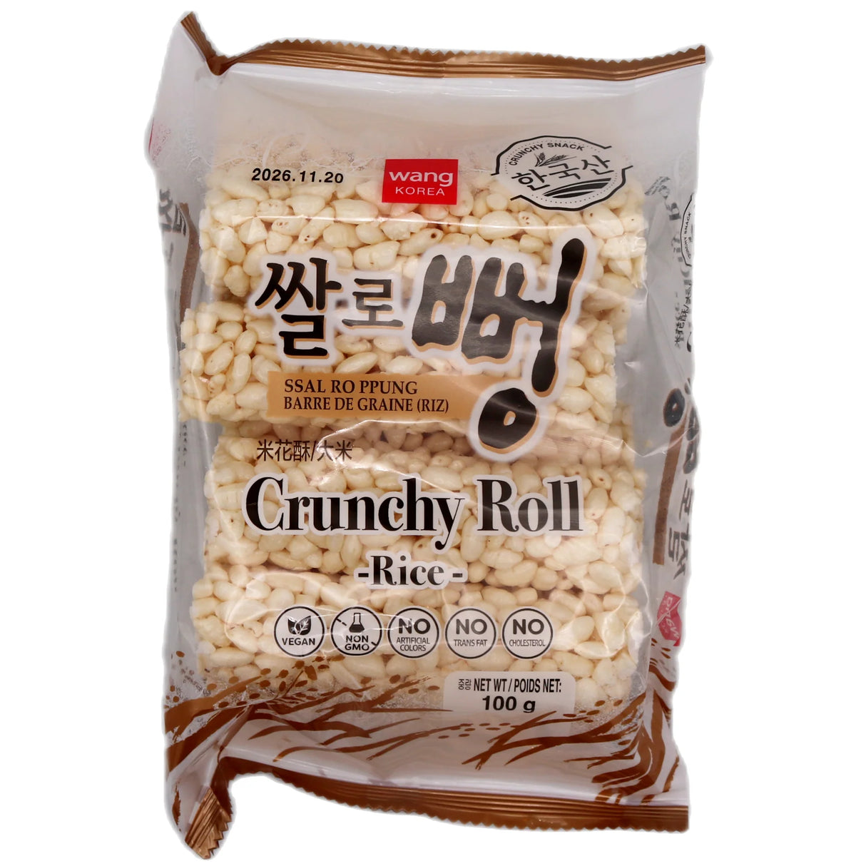 WANG Crunchy Roll Rice 100g