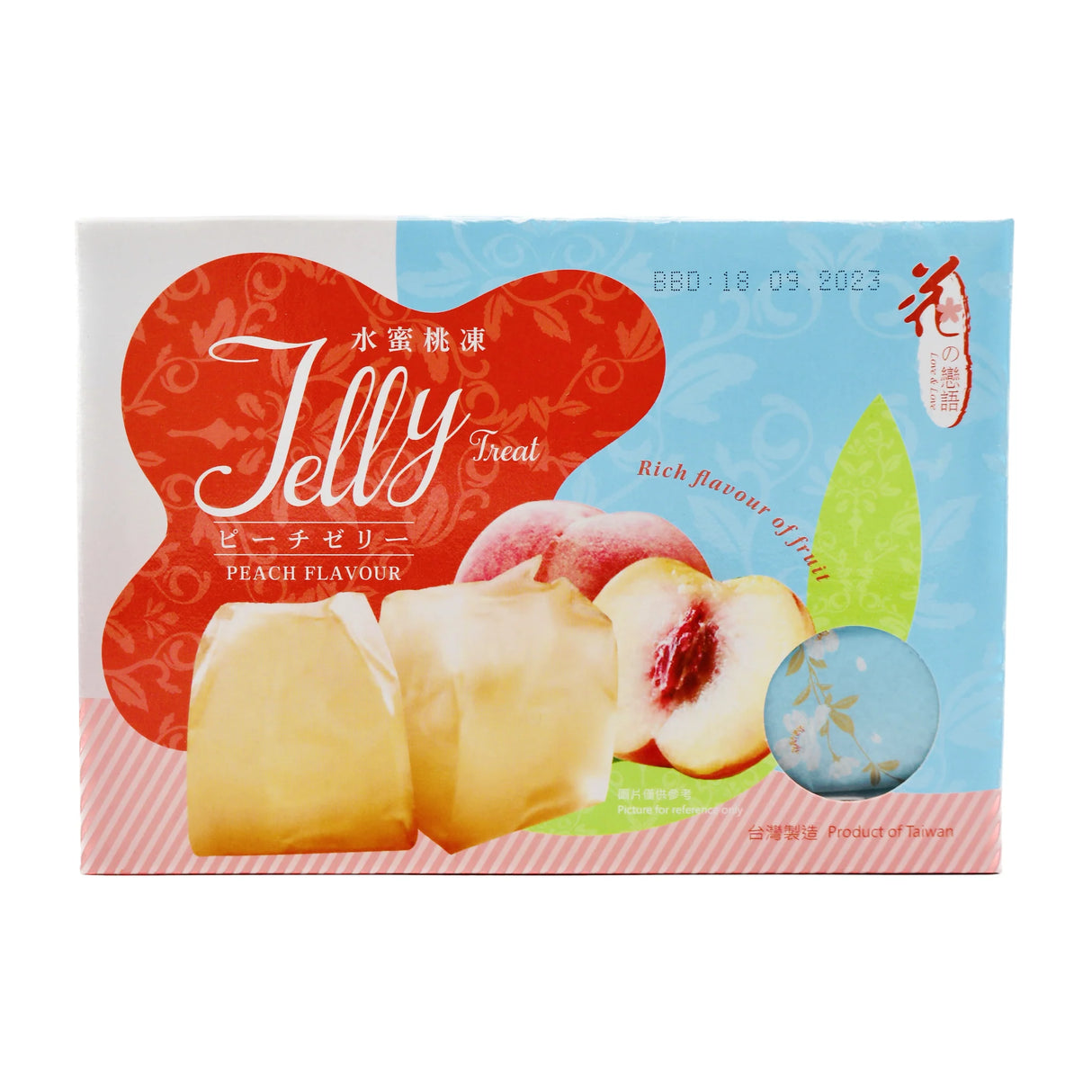LOVE & LOVE Fruit Jelly Peach Flavour 200g
