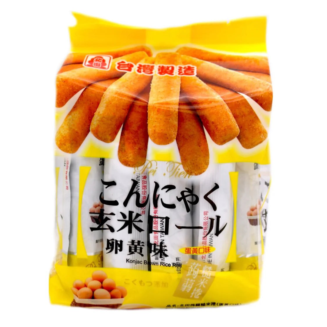 PEI TIEN Konjac Brown Rice Roll - Egg 160g