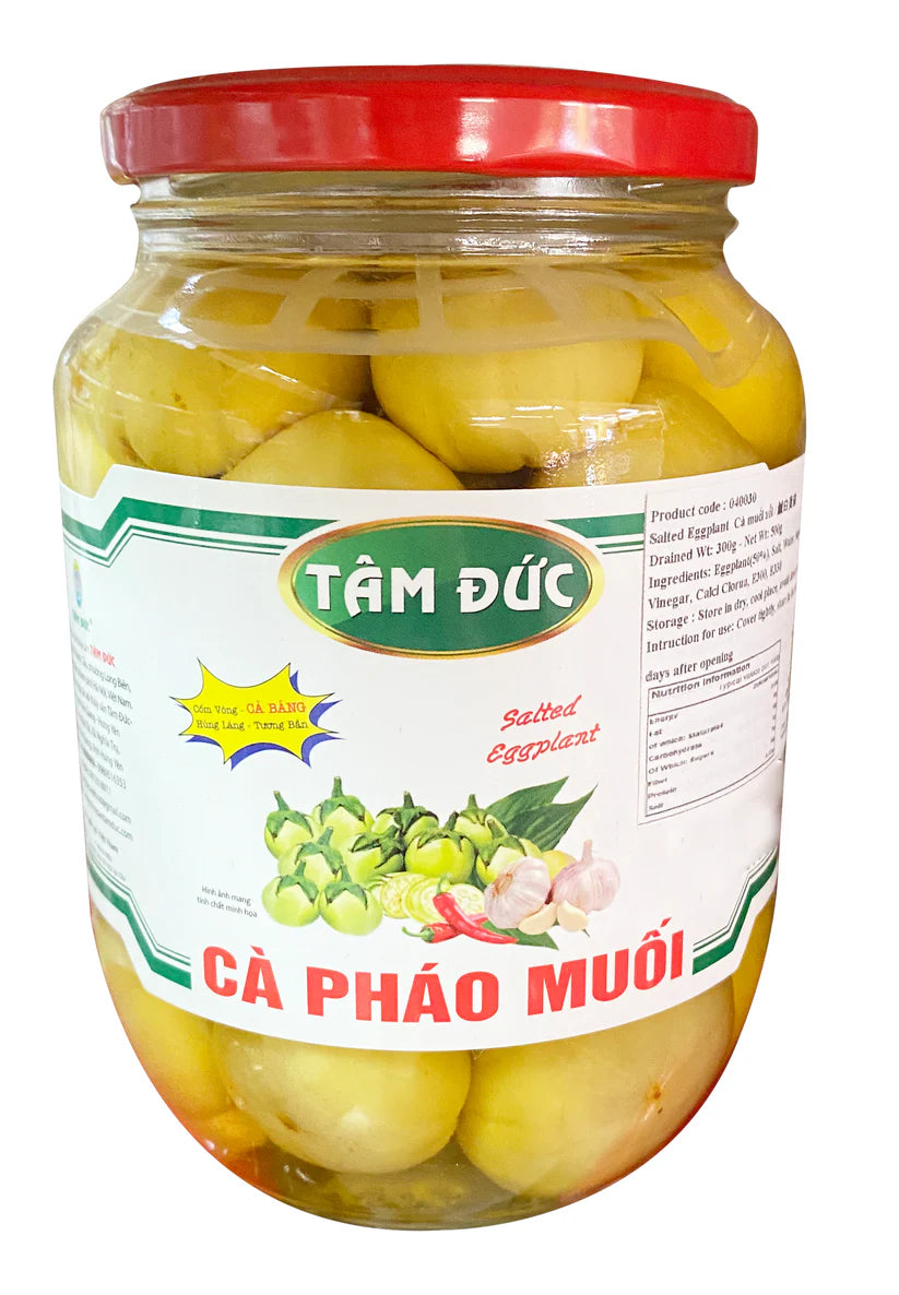 TAM DUC Salted Eggplant Ca Phao Muoi 500g