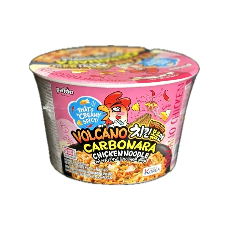 PALDO Volcano Carbonara Chicken Noodle Bowl 105g