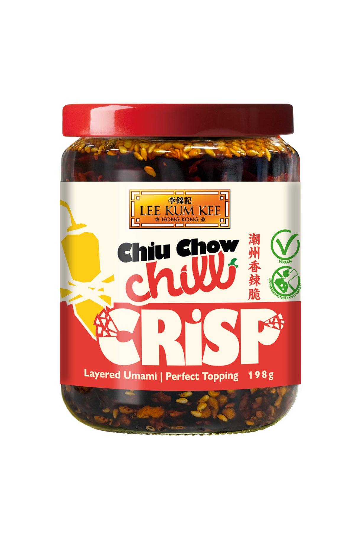 LEE KUM KEE Chiu Chow Crispy Chilli Oil 198g