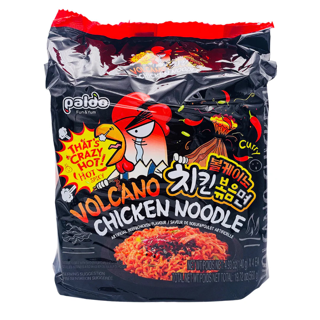 PALDO Volcano Chicken Noodle 560g 4pks
