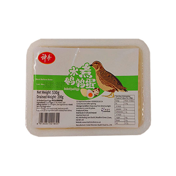 SHEN DAN Boiled Quail Eggs 530g
