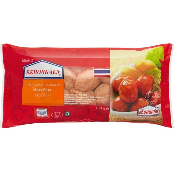 Frozen S.KHONKEAN Thai Sausages Saikrok E-San 360g