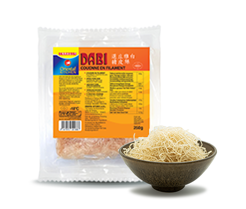 Frozen ORIENTAL KITCHEN Dried Pork Skin Da Bi 250g