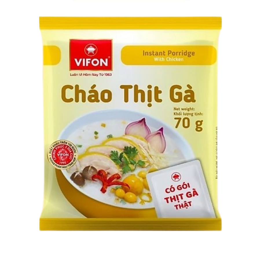 VIFON Instant Porridge With Chicken 70g
