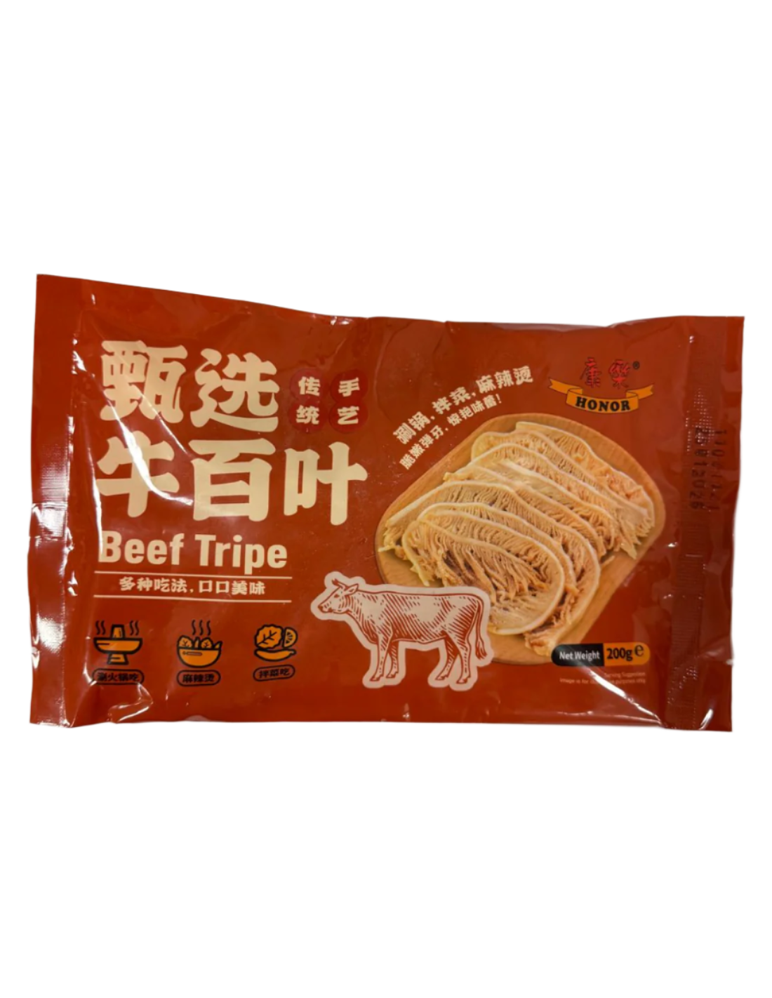 Frozen HONOR Beef Tripe 200g