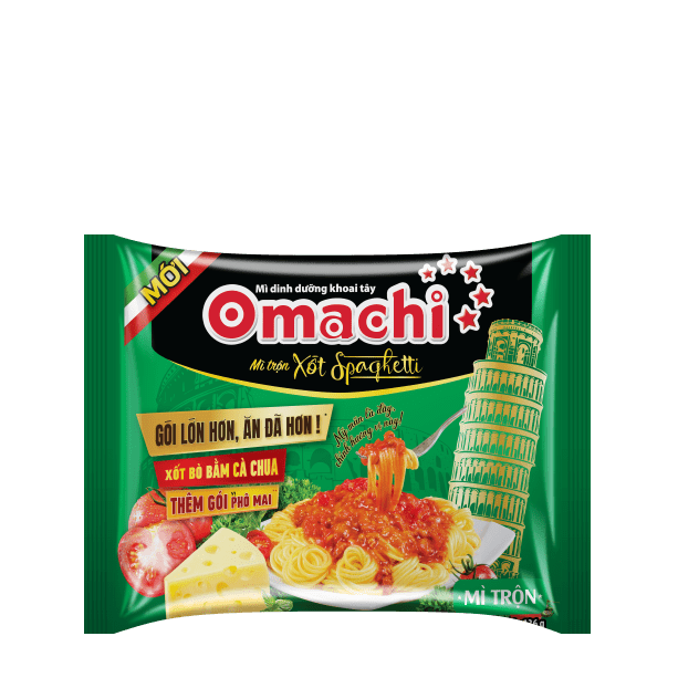 OMACHI Instant Noodles Spaghetti Flavour 90g