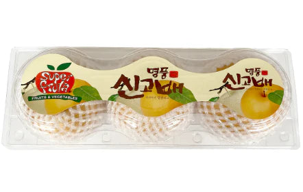 Fresh BING BING FOODS Korean Pear x3