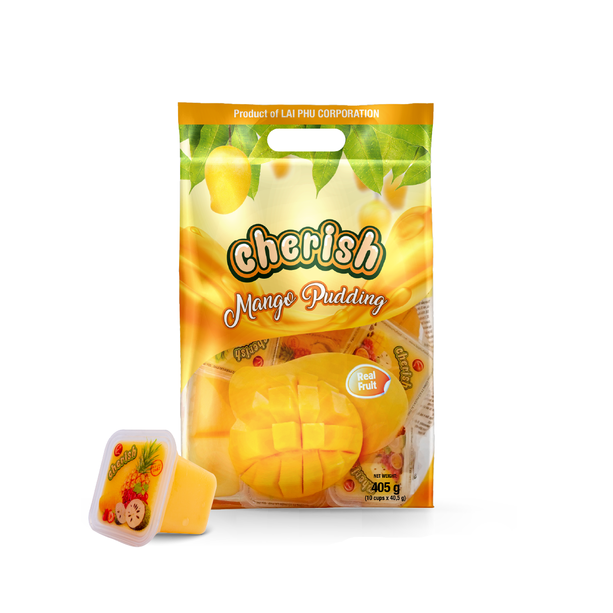 CHERISH Thach Pudding Xoai Mango Pudding 405g