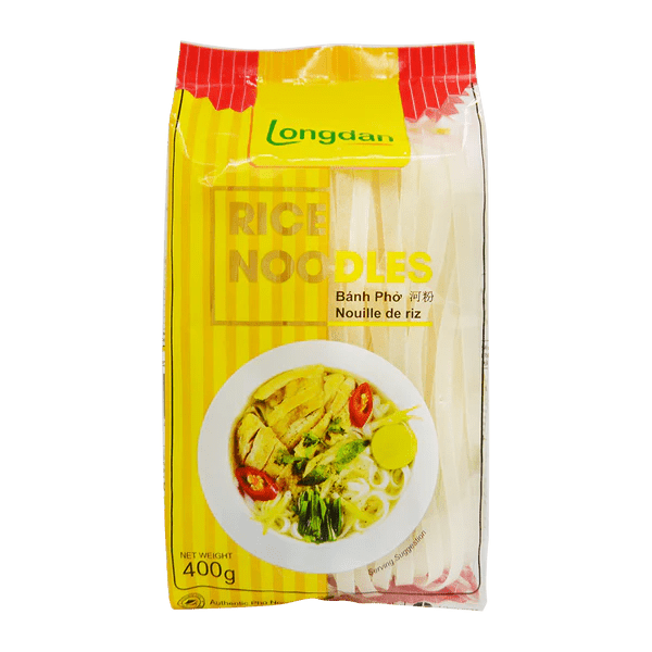 Goldenrod LONGDAN Rice Noodles Banh Pho 8mm 400g