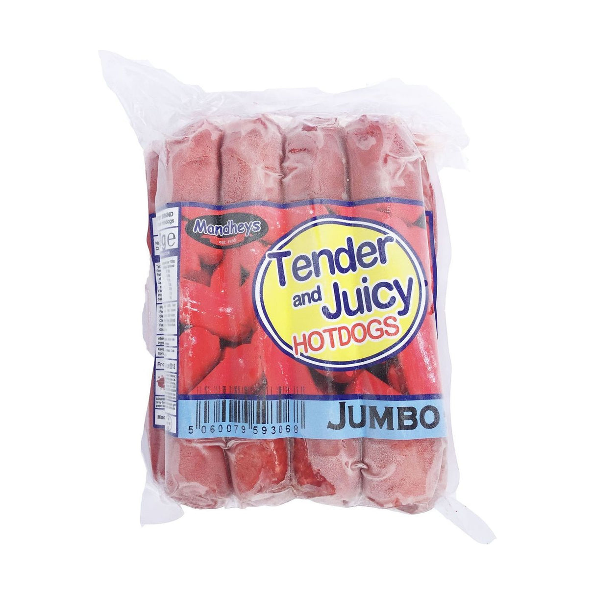 Light Gray MANDHEY'S Jumbo Hotdogs