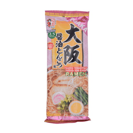 Rosy Brown ITSUKI Kurume Osaka Style Soy Sauce Tonkotsu 176g