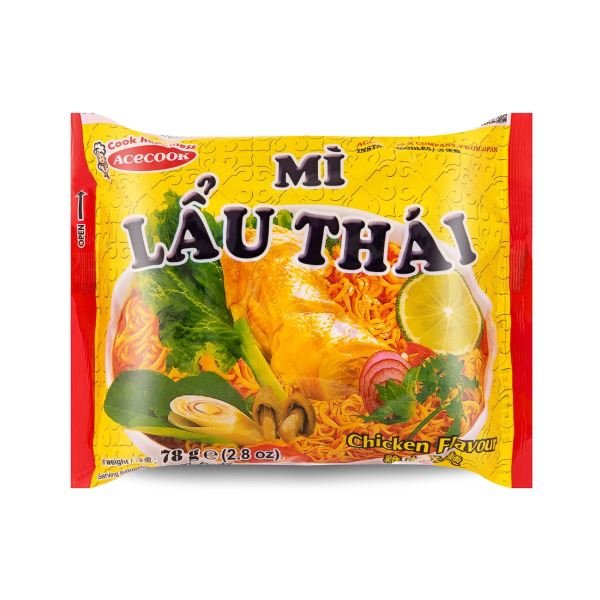Goldenrod Acecook Instant Noodles Mi Lau Thai Chicken Flavour - Chicken 78g