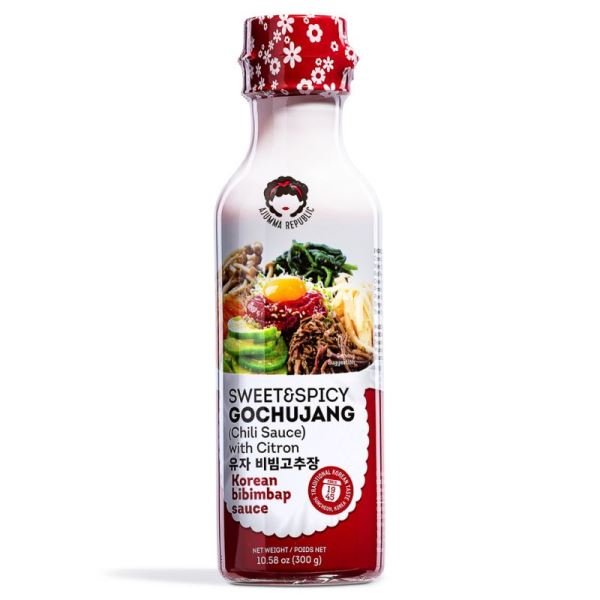 Antique White AJUMMA REPUBLIC Sweet & Spicy Gochujang Sauce 300g