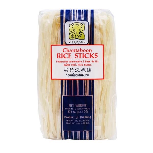 Light Gray CHANG Chantaboon Rice Sticks 5mm 375g