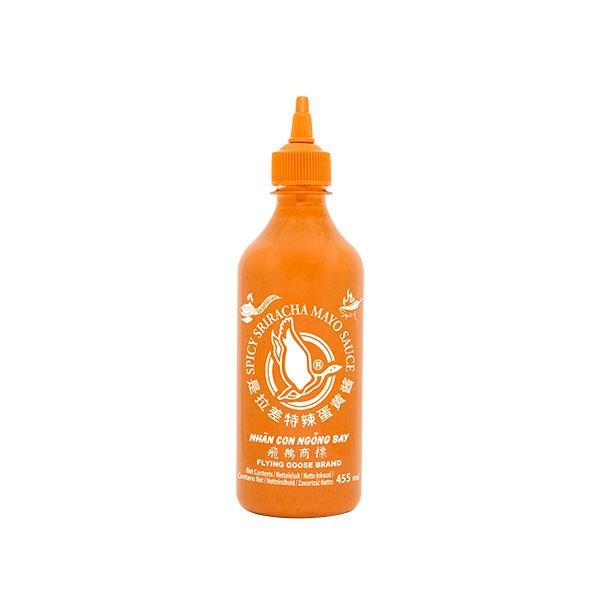 Chocolate FLYING GOOSE Spicy Mayo Sriracha Sauce 455ml