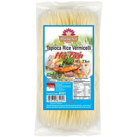 Light Gray HUONG SEN Tapioca Rice Vermicelli Hu Tieu My Tho 400g