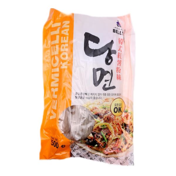 Light Gray KOREAN BELLY Glass Noodle Vermicelli 500g