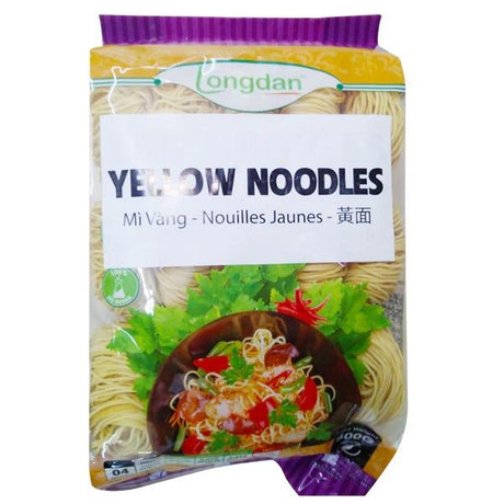 Light Gray LONGDAN Yellow Noodles Mi Vang 1.2mm