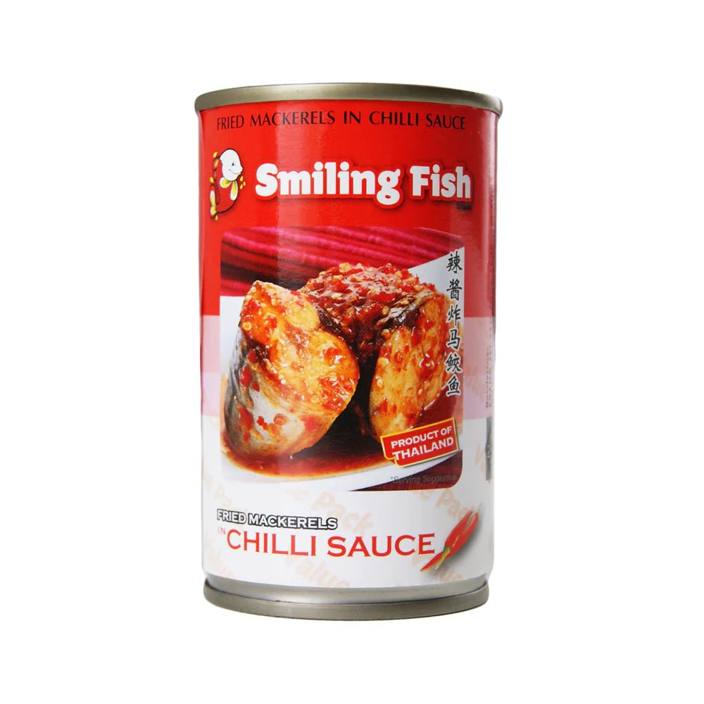 Firebrick SMILING FISH Fried Mackerels In Chilli Sauce 155g