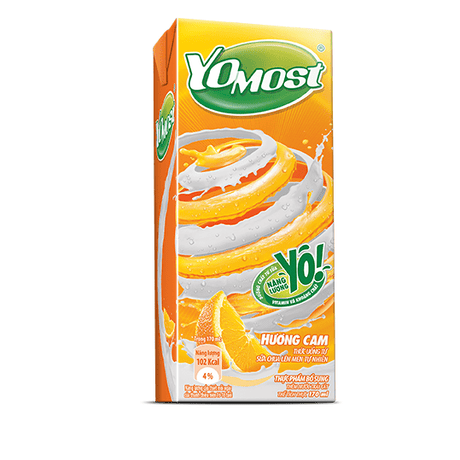 Goldenrod YOMOST sữa chua uống hương cam 170ml