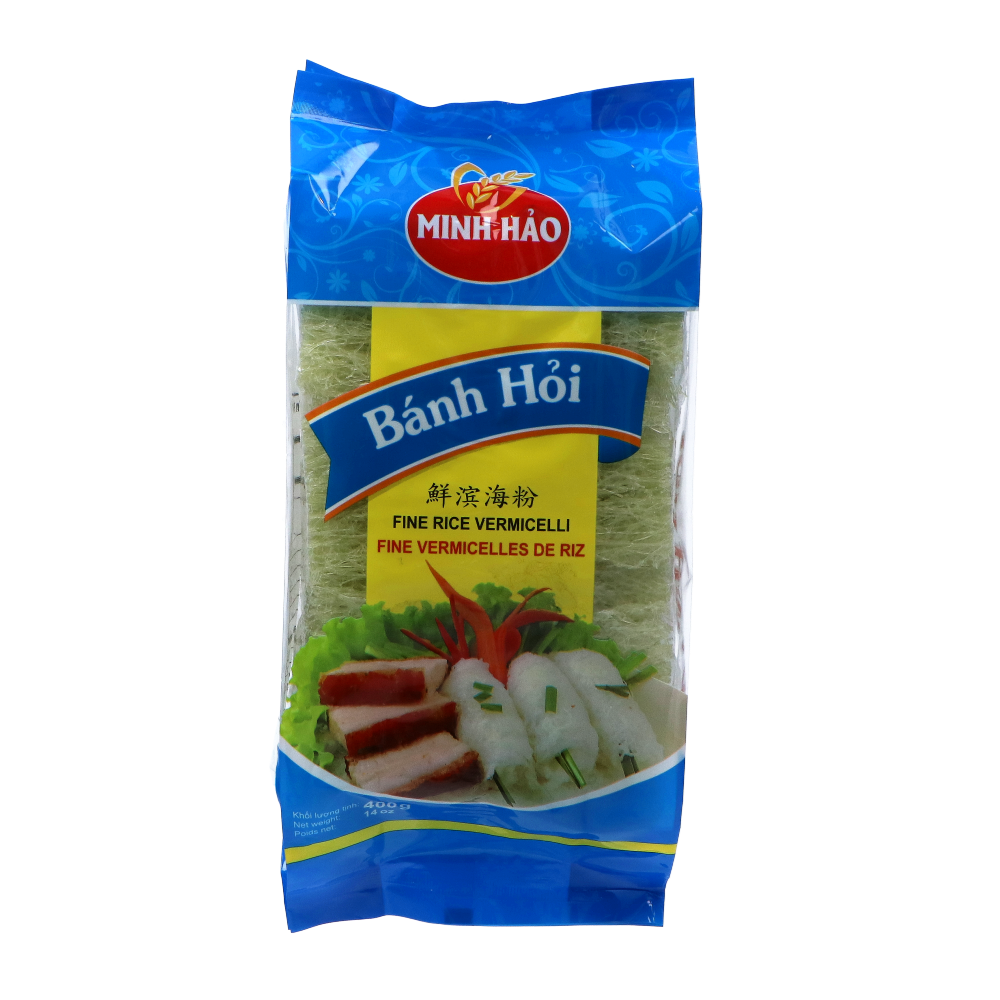 MINH HAO Fine Rice Vermicelli (Green) 400g